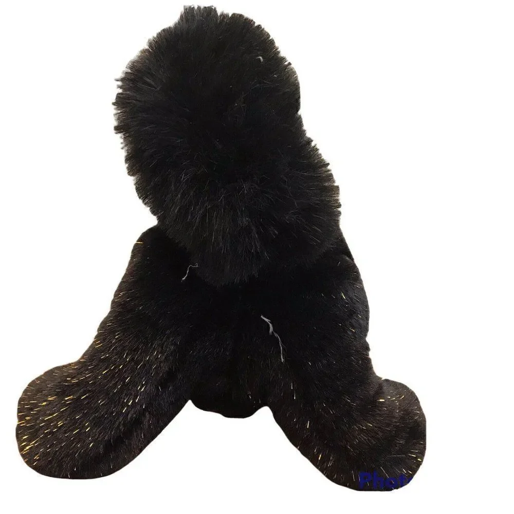 Vampire Black Cat Halloween Animated Plush Creepy Screechy Cat Noises